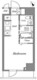 ルクレ西新宿 402 間取り図