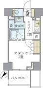 ラドゥセール巣鴨 905 間取り図