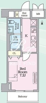 目黒ミシェルヨコマエ 304 間取り図