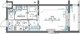 ズーム北新宿 501 間取り図