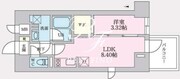 タスキプライムテラス後楽園 601 間取り図