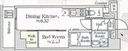 アイルプレミアム月島 802 間取り図
