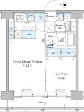 アーバネックス南品川 1402 間取り図