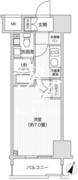 レジディア笹塚2 602 間取り図