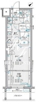 ミリアレジデンス東池袋 606 間取り図