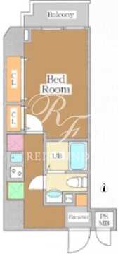 ドルチェヴィータ浅草橋 602 間取り図