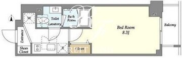ラドゥセール富ヶ谷 302 間取り図