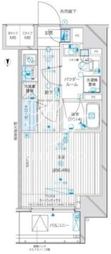 メインステージ九段下 202 間取り図