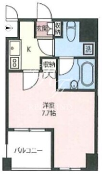 エスティメゾン浅草駒形 303 間取り図