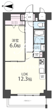 アンファンテーヌ 801 間取り図