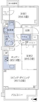 代官山ブレス鉢山 304 間取り図