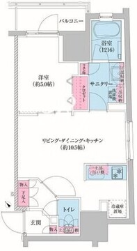 レジディア荻窪3 1002 間取り図