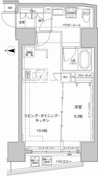 ジェノヴィア東大前グリーンヴェール 803 間取り図