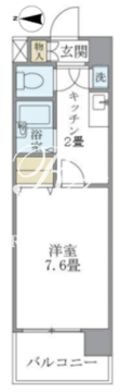 イーストコート芝 703 間取り図