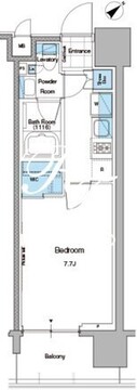 Ｊ.リヴェール上野入谷プレイス 403 間取り図