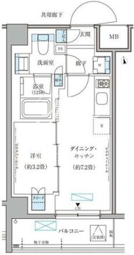パークアクシス文京本郷 420 間取り図