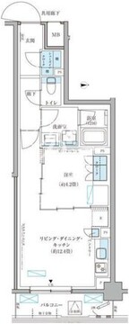 パークアクシス文京本郷 412 間取り図