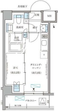 パークアクシス文京本郷 223 間取り図