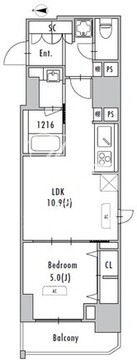 グランパセオ浅草入谷 203 間取り図