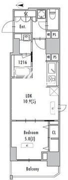 グランパセオ浅草入谷 303 間取り図