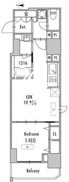 グランパセオ浅草入谷 603 間取り図