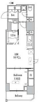 グランパセオ浅草入谷 803 間取り図