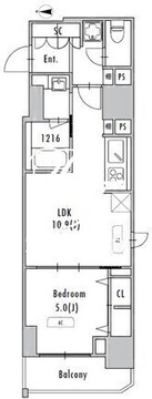 グランパセオ浅草入谷 1003 間取り図