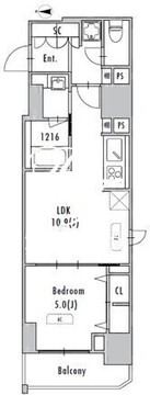 グランパセオ浅草入谷 1203 間取り図