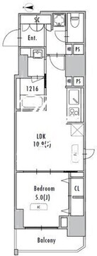 グランパセオ浅草入谷 1303 間取り図