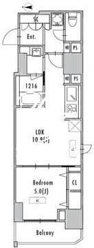 グランパセオ浅草入谷 1403 間取り図