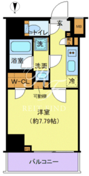 アルテシモサグラ 804 間取り図