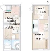 ルミドゥース目黒 105 間取り図