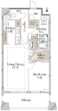 グランフィールド麻布霞町 304 間取り図