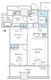 WORLD TOWER RESIDENCE 28階56.68㎡ 間取り図