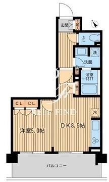 ブレス上池袋 101 間取り図