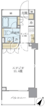 ラドゥセール浅草橋 1003 間取り図