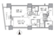 アクティ汐留 1902 間取り図