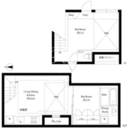 スクエアコート早稲田 2 間取り図