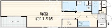 フォセット幡ヶ谷 409 間取り図
