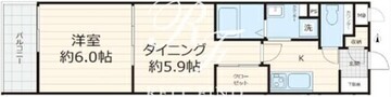フォセット幡ヶ谷 408 間取り図