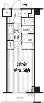 グランハイツ東新宿 219 間取り図