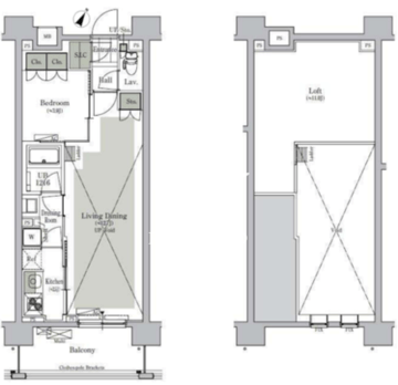 パークキューブ西ヶ原ステージ 1103 間取り図