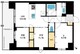 東京マンション 605 間取り図
