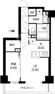 ザ・レジデンス三ノ輪2 602 間取り図