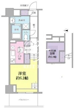 キーヌ・ブラン 318 間取り図