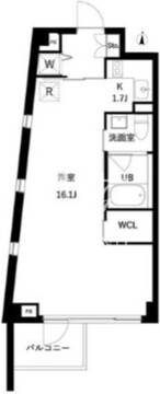 JMFレジデンス世田谷三宿 301 間取り図