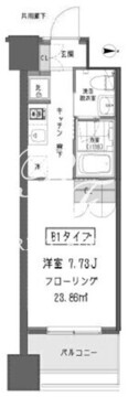 ガーデン蒲田 624 間取り図