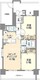 グラーナ上野 601 間取り図