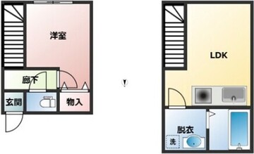 ベルヴィル白金 104 間取り図