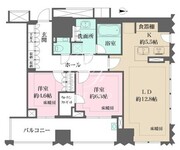 ブランズ千代田富士見 405 間取り図